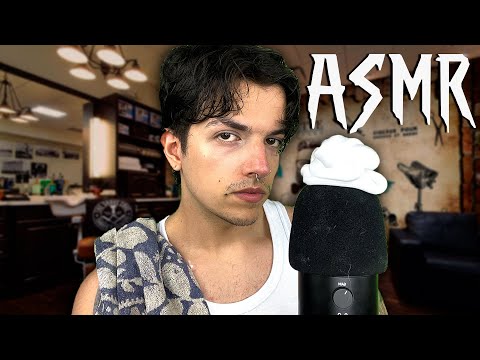 ASMR💈BARBEARIA E CORTE DE CABELO MAIS COMPLETO *realista*