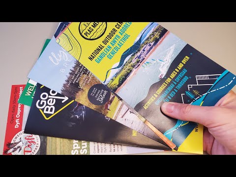 ASMR reading Welsh tourism leaflets | relax & sleep | soft spoken | LoFi