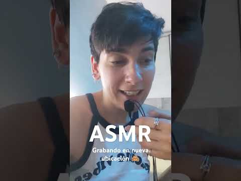 #asmr Grabando video donde cuidaré de ti #asmrsounds #asmrvideo #asmrcommunity #mouthsounds