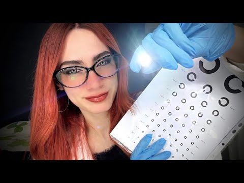 ASMR EXAMEN DE LA VISTA👀Roleplay Médico - Asmr Español