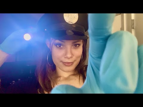 Cop searches your ears (and tests you)