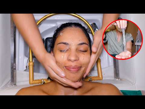 ASMR: The Ultimate Head to Toe Head & Foot Spa with Fresh Aloe Vera Face Massage
