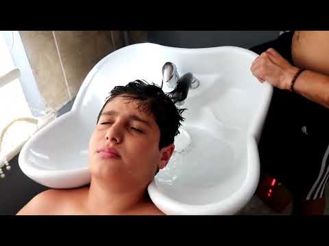 ASMR Turkish  Barber  head neck shoulder back massage