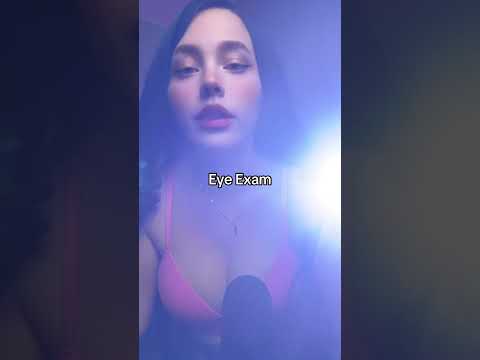 Lets check your eyes #asmrroleplay #asmr #eyeexams