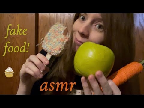 asmr fake food! 🍦🥕 lofi trigger assortment 🧀