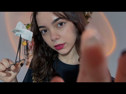 ASMR | Cuidando do seu nariz quebrado