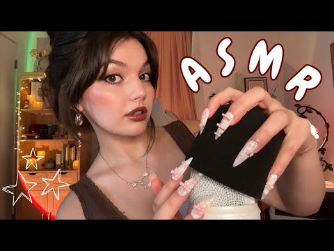 Mic Scratching and Mouth Sounds ASMR (Bare, Foam, Fluffy) With Hand Movements and Rambles