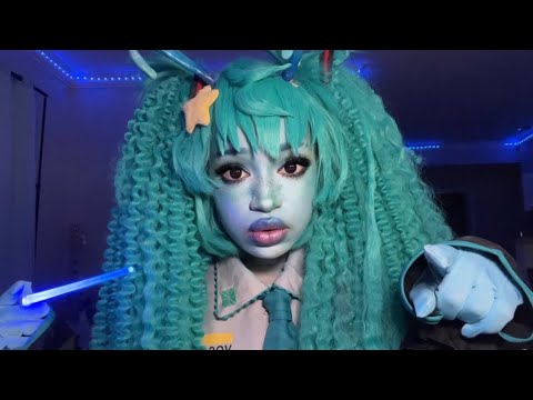 ASMR 🧠 Alien Hatsune Miku Examines You! Personal Attention