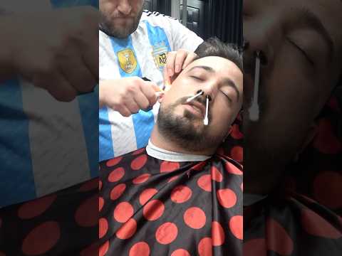 NOSE WAX - EAR BURN - CRACKS - ASMR BODY MASSAGE #asmr #barber #barbermassage #cracks #masaj #berber