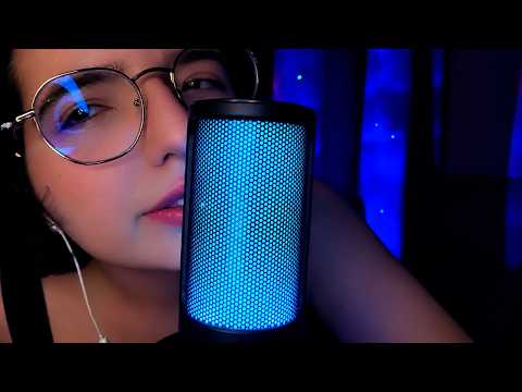 ASMR - sons de boca, pincel e líquidos (teste do mic novo)