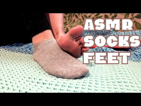 ASMR Feet JOI: Close-Up Sock Try-On, Gentle Whispers, and Soft Foot Care