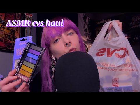 ASMR Huge CVS Haul! (Fast & aggressive tapping)