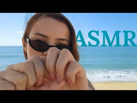 ASMR hand moviments na praia 🌊 [movimento com as mãos]