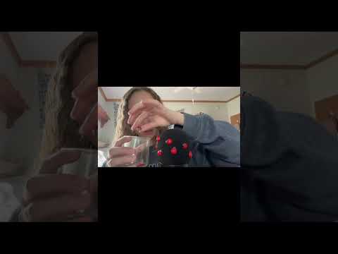 ASMR Ladybugs are all over you!🐞❤️ (plucking and whispering) #asmr #relax #shorts