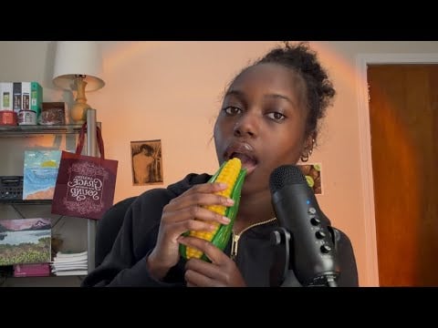 ASMR Giant Gummy Corn Mukbang 🌽 