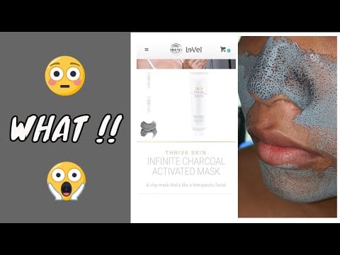 PRODUCT REVIEW!! : Thrive Skin Infinite Charcoal Activated Mask