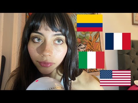 ASMR Internacional: Susurros Relajantes en 4 Idiomas (Español, Inglés, Italiano y Francés)