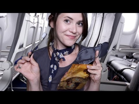 Dein ASMR ENTSPANNUNGSFLUG erwartet dich ✈ soft spoken/whisper Roleplay [deutsch/german]