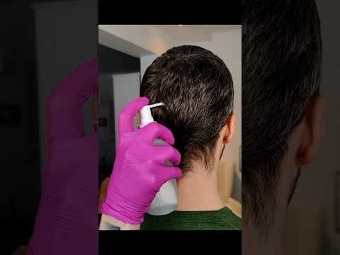 Scalp care serum application