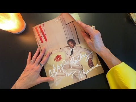 Soft-Spoken ASMR ~ Flipping Through a Fashion Magazine for Relaxation