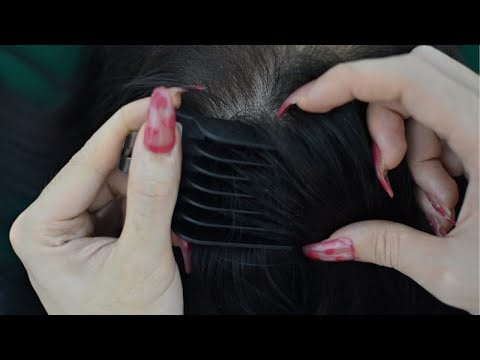 ASMR Head Scratching, Head Massage Aggressive For Headache Relief ( No Talking Asmr )