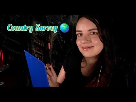 ASMR Asking you TINGLY QUESTIONS about your Country