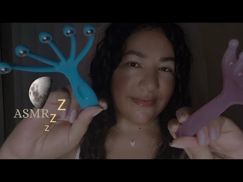 ASMR Especial Fim De Ano 🎉🎆| Escova,Massagem Capilar e Penteados (SONS REAIS)