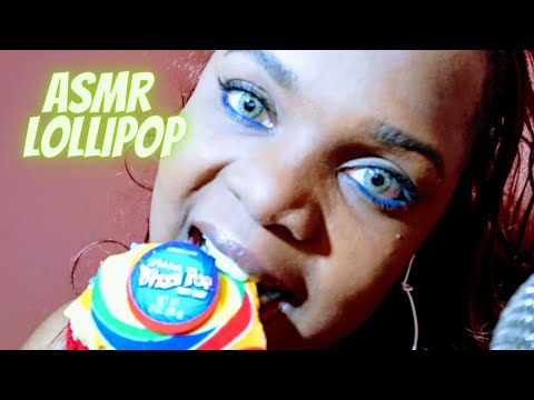 ASMR/LOLLIPOP/ LICKING + MOUTH SOUNDS