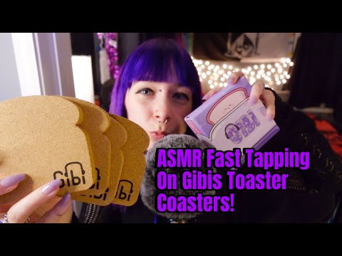 ASMR Fast/Aggressive Tapping On Toaster Coasters!