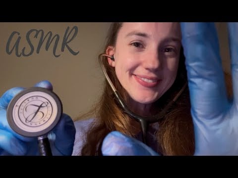 ASMR Night Doctor Exam in Bed: Relaxing Cranial Nerve Exam Roleplay