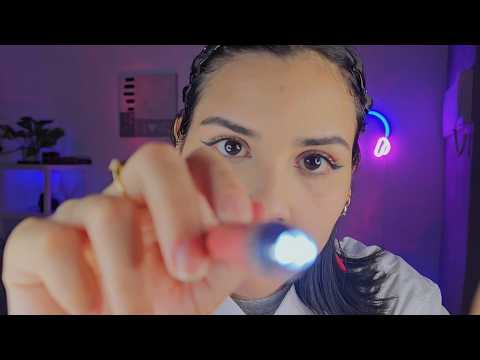 ASMR Check-up MÉDICO mas você não esta bem💆‍♀️