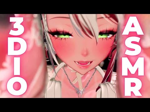 【3DIO ASMR】 Catgirl is obsessed with you😻