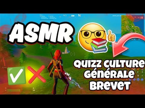 ASMR Français • QUIZZ/ QUESTIONS CULTURE GÉNÉRALE POUR CEUX QUI PASSENT LE BREVET 😴✨️