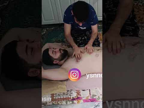 CHEST TURKISH THERAPY SLEEP MASSAGE #shortvideo #massage #triggersforsleep #relax #asmr