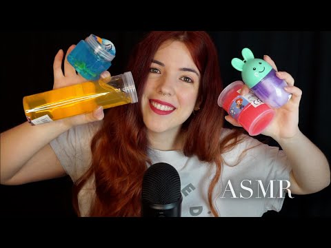 ASMR con SLIMES | 100% satisfactorio y RELAJANTE 🤩