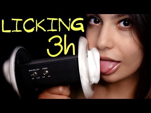 АСМР Ликинг (3 часа)👅 ASMR Ear Licking (3 Hours) 👅 ASMR EAR EATING 👅 ASMR no talking