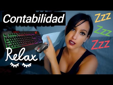 Asmr | TECLADO y PAPEL- CONTABILIDAD