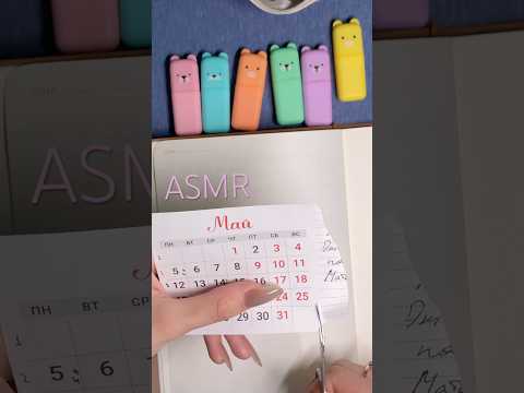 Заполняю блокнотик #asmr #асмр