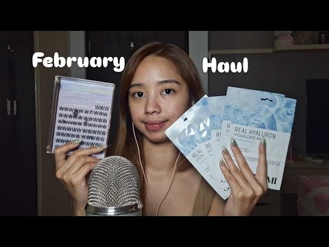 ASMR February Haul ❤️ Tapping & Tingly Sounds