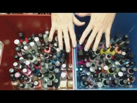 ASMR Whisper ~ Nail Polish Collection Show & Tell