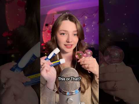 This or that? #asmr #asmrsounds #asmrrelax #asmrsleep #relax #tingles #asmrvideo #relaxingvideos