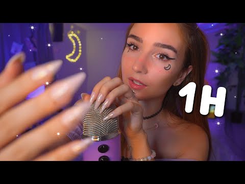 ASMR de 1H (avec des ongles pointus)🌙