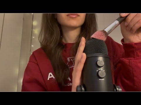 ASMR Mic Triggers (Gripping, Scratching, Tracing & Brushing)