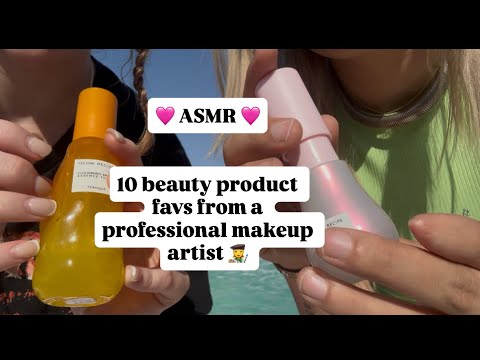 ASMR 10 beauty picks in 10 mins feat. a professional makeup artist