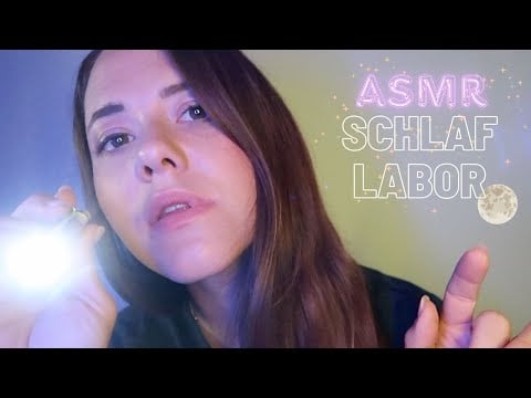ASMR Schlaflabor 😴🌙🧪 Wir testen deinen Schlaf ~ Whisper RP in German/Deutsch