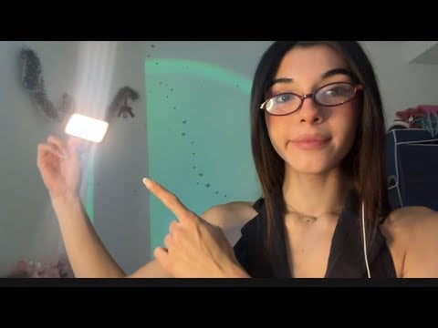 ASMR | test para la vista| súper relajante| 👀🔦👓🤓✨😴🤤#asmr #softspoken #test 