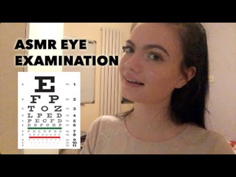 ASMR Eye Examination (Nurse Roleplay) for Relaxation and tingles!