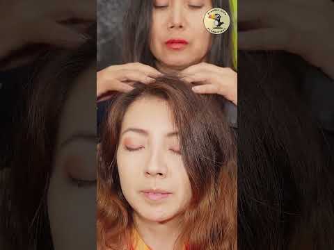 Nelly's ASMR massage with whispering sounds & henna art for relaxation & sleep