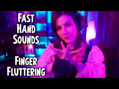 ASMR Fast Hand Sounds, Finger Fluttering 💎 No Talking