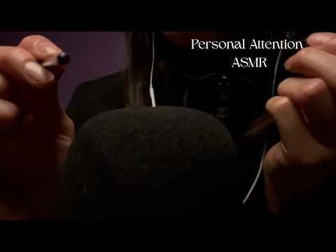 Personal Attention ASMR (counting your freckles, tracing your face, spoolie nibbling & whispering)